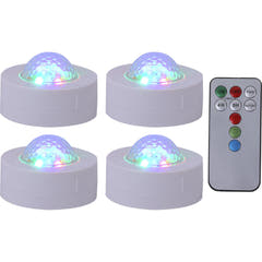Mini effet astro avec batterie (pack de 4)