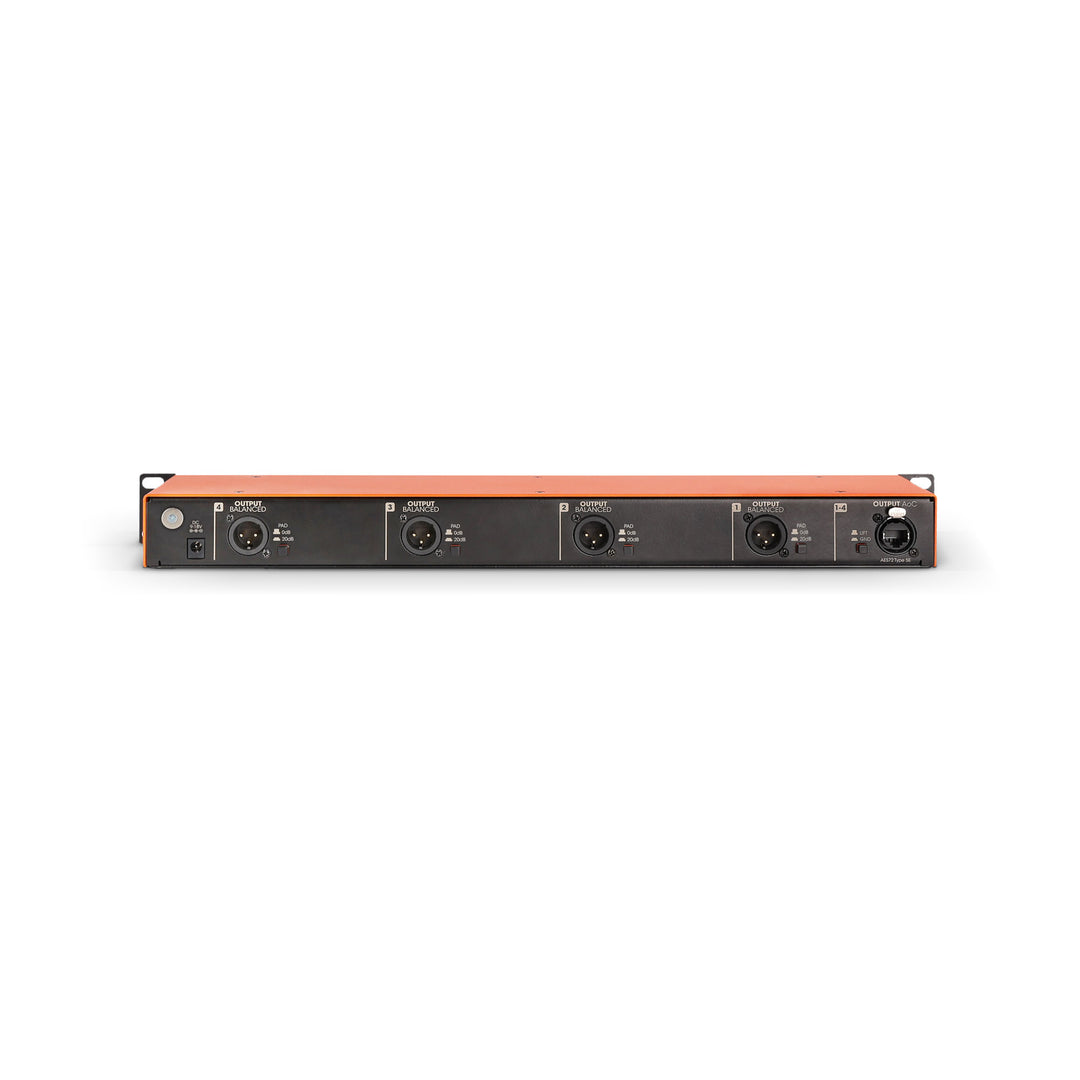 Palmer BRIDGE 4A+ - Boîtier DI 19" / boîtier d’isolation de ligne, 4 canaux, actif