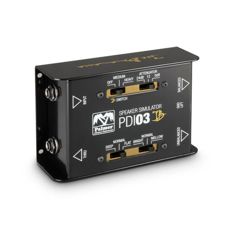 Palmer PDI 03 JB - Simulateur de baffle guitare/DI modèle signature Joe Bonamassa