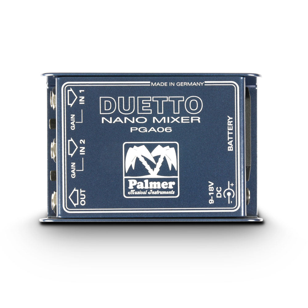 Palmer DUETTO - Nano-mixer pour guitares et signaux ligne