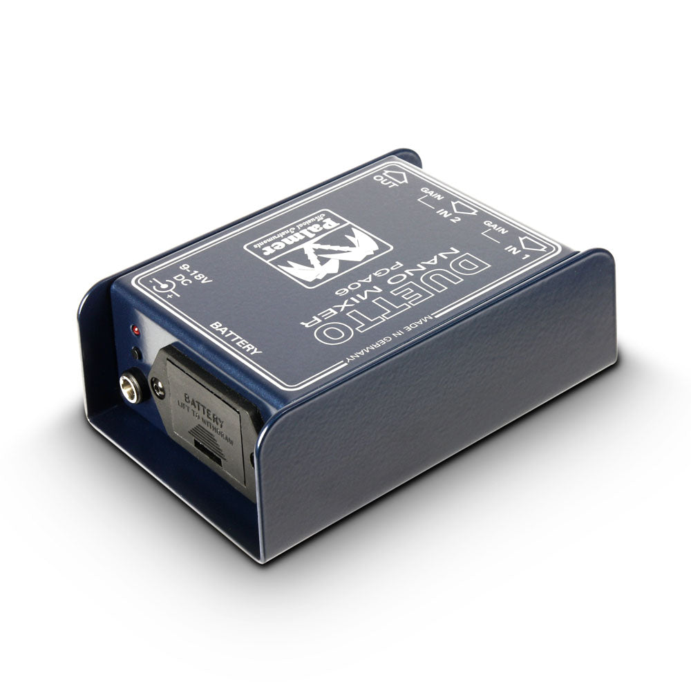 Palmer DUETTO - Nano-mixer pour guitares et signaux ligne