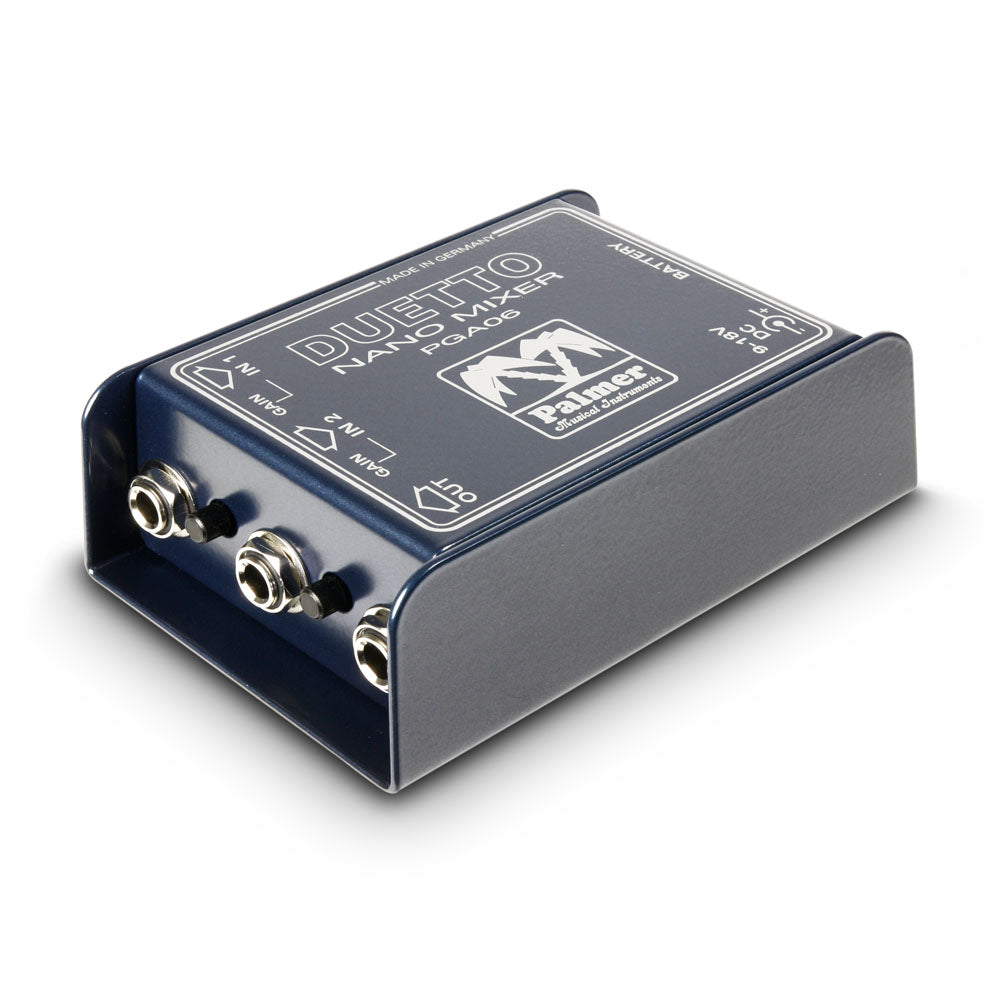 Palmer DUETTO - Nano-mixer pour guitares et signaux ligne