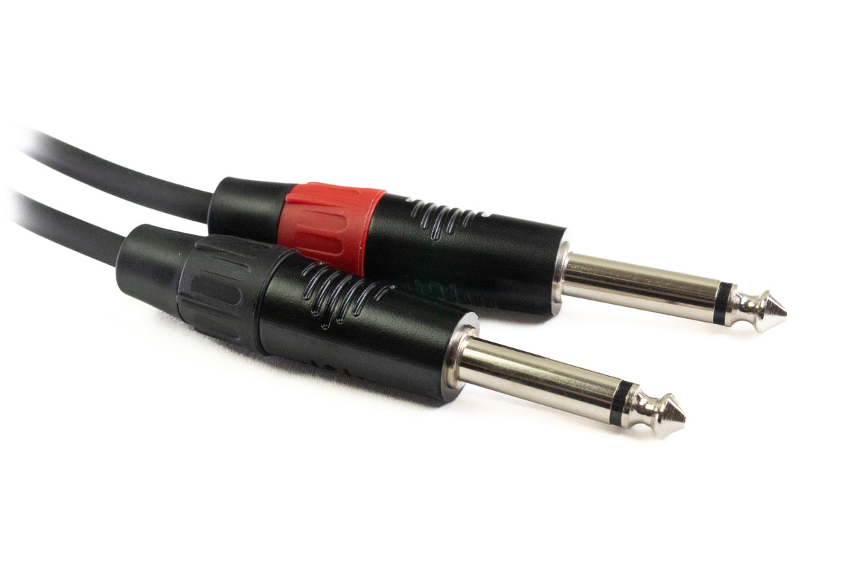 Perfex 2x jack vers jack 3,5mm mini (6m)