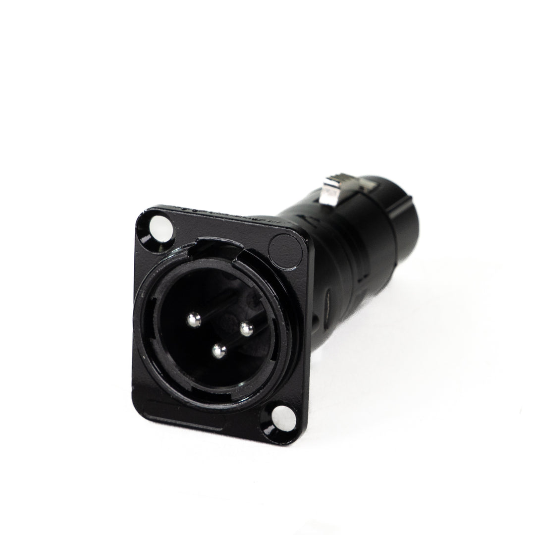 Perfex XLR Femelle vers XLR Mâle Châssis Connecteur (Noir)