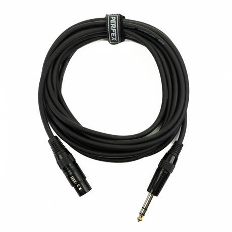 Perfex XLR Femelle vers Jack Équilibré (5m)