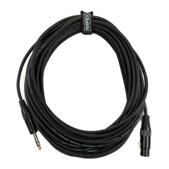 Perfex XLR Femelle vers Jack Équilibré (10m)