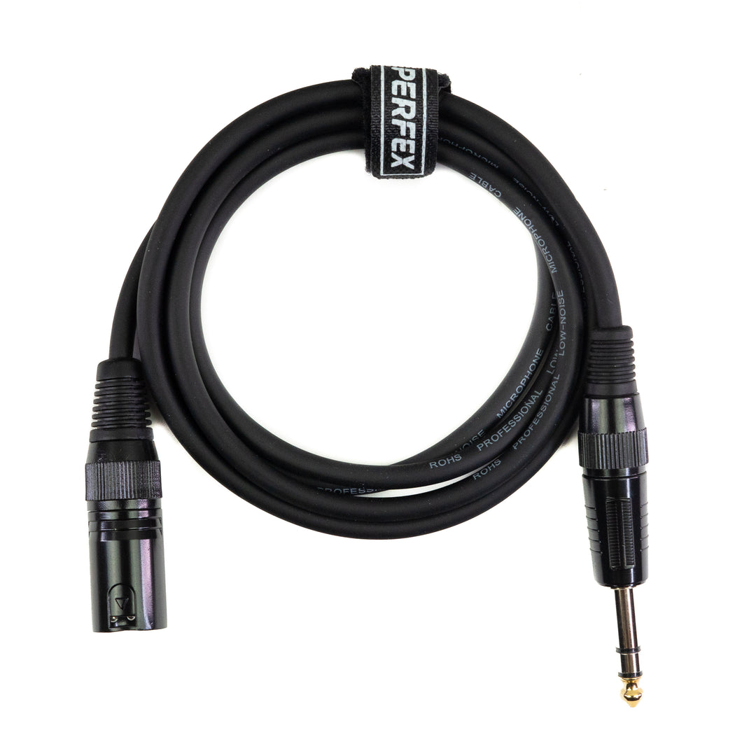 Perfex XLR Mâle vers Jack Équilibré (1,5m)