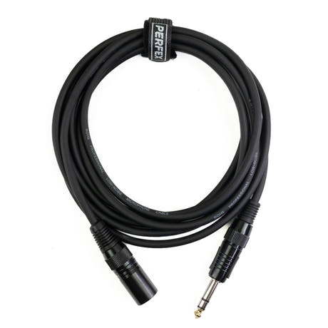 Perfex XLR Mâle vers Jack Équilibré (3m)