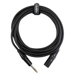 Perfex XLR Mâle vers Jack Équilibré (5m)
