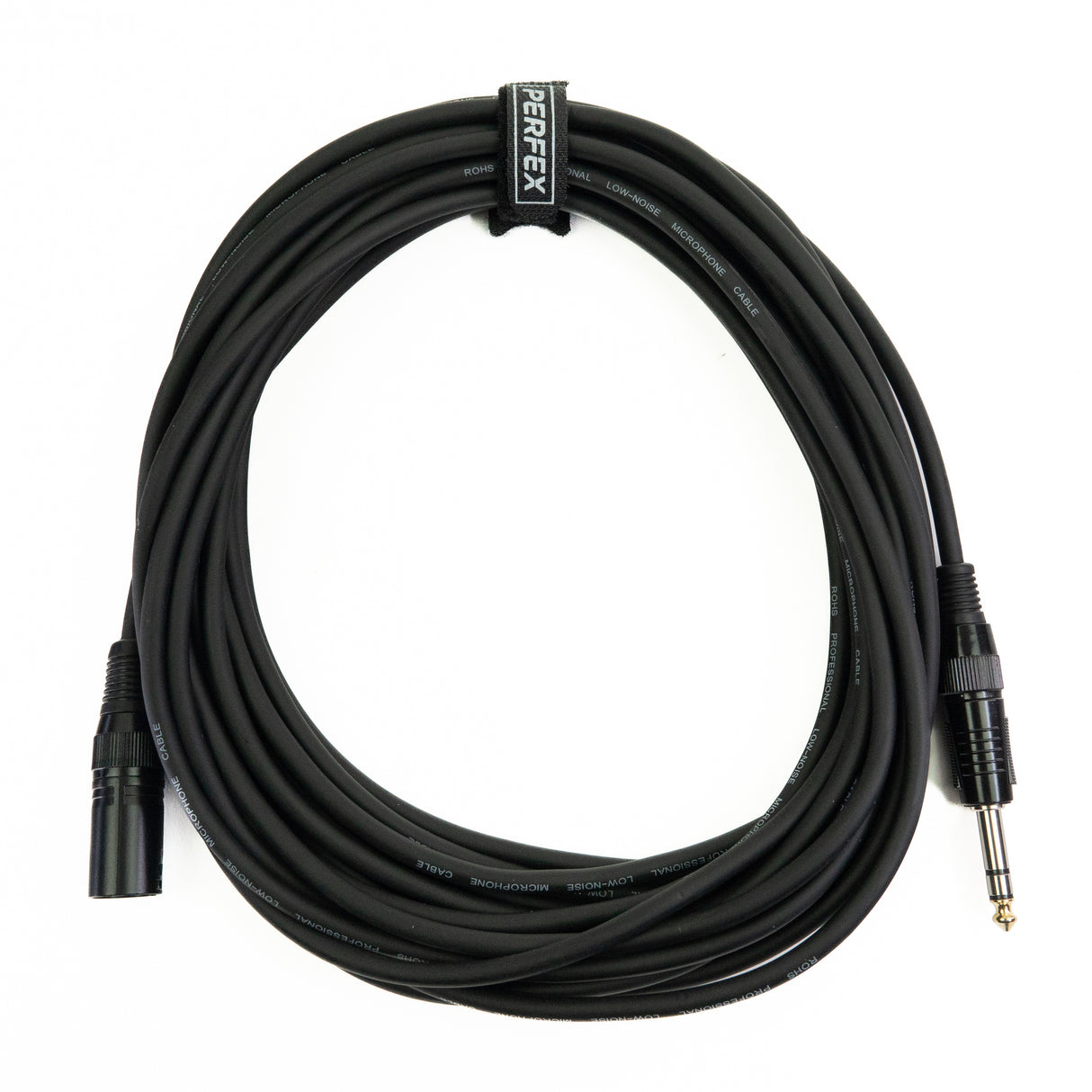 Perfex XLR mâle vers jack équilibré (10m)