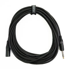 Perfex XLR Mâle vers Jack Équilibré (10m)