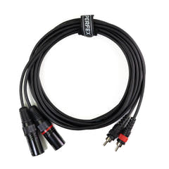 Perfex XLR Mâle vers Phono RCA Câble (3m)