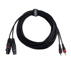 Perfex XLR Femelle vers Phono RCA Câble (6m)