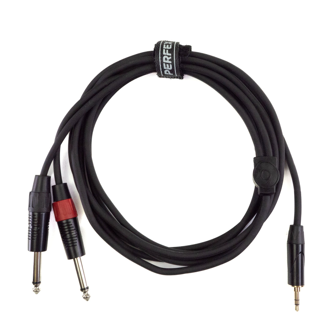Perfex 2x Jack vers Minijack 3,5mm Câble (3m)