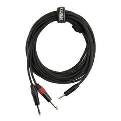 Perfex 2x Jack vers Minijack 3,5mm Câble (6m)