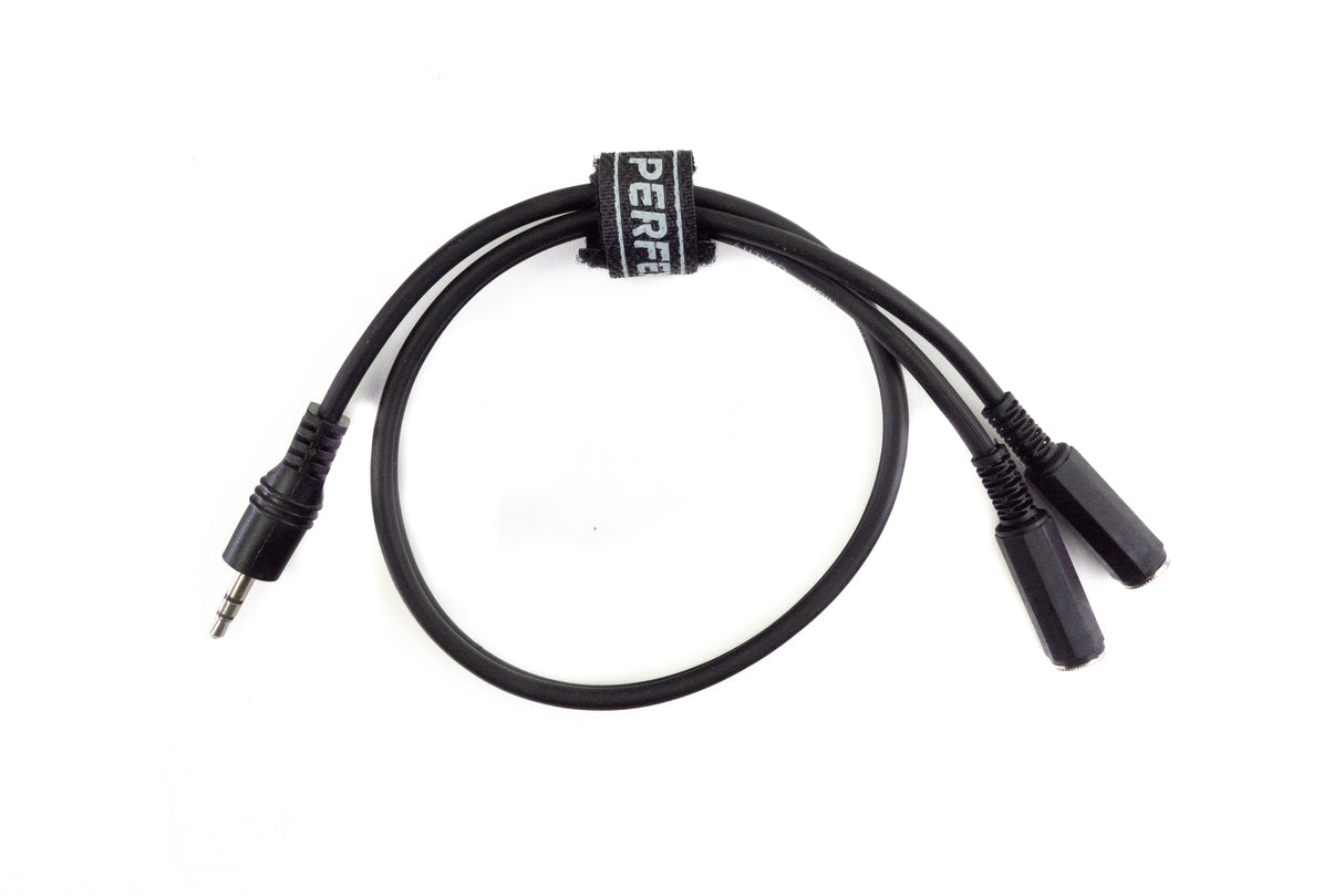 Perfex Câble séparateur casque jack 3,5mm (0,5m)