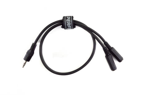 Perfex 3,5mm Splitter de Casque Kabel (0,5m)