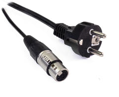 Perfex XLR & IEC Câble d'Alimentation (Audio, 5m)
