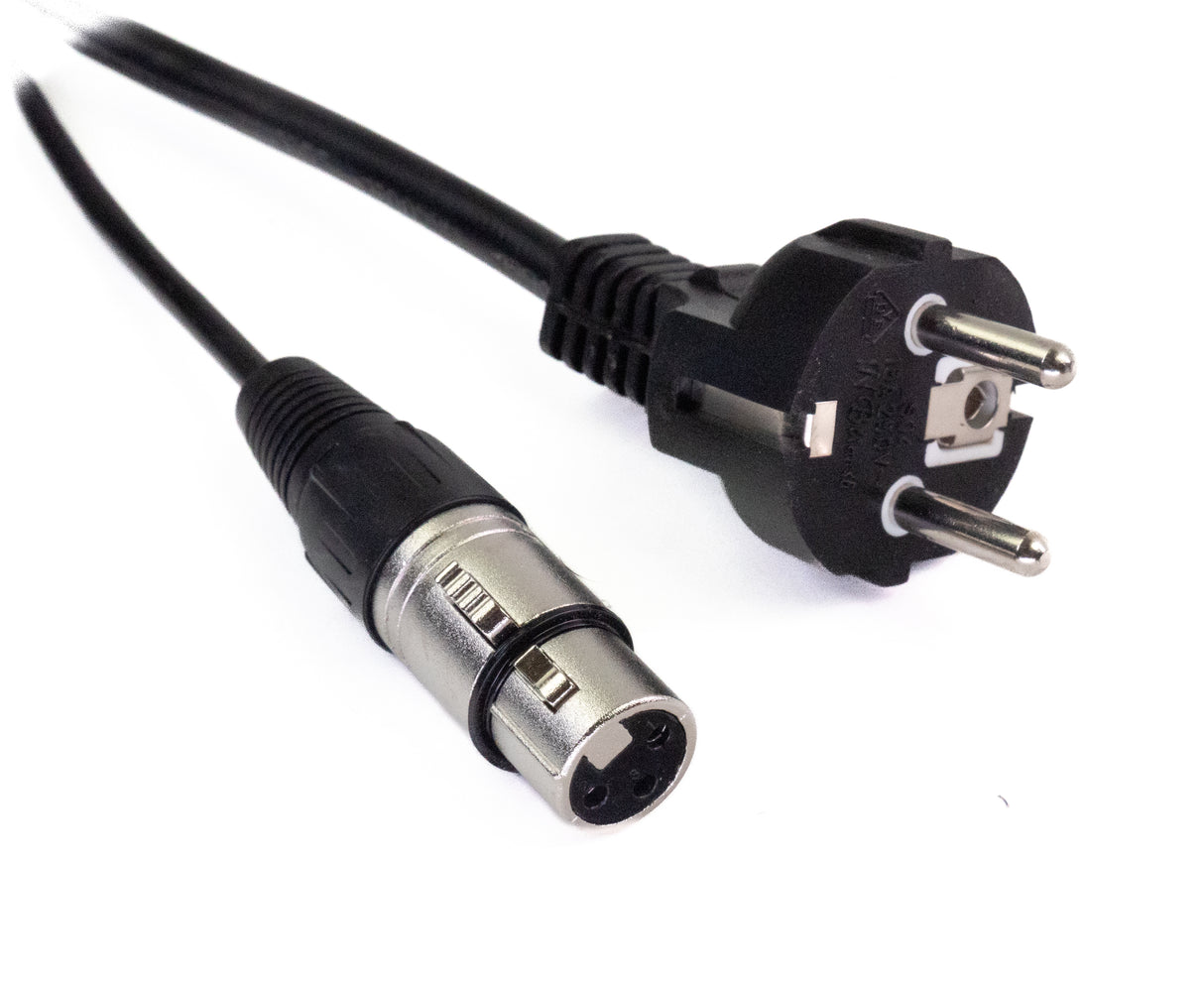 Perfex Câble alimentation XLR & IEC (Son, 5m)