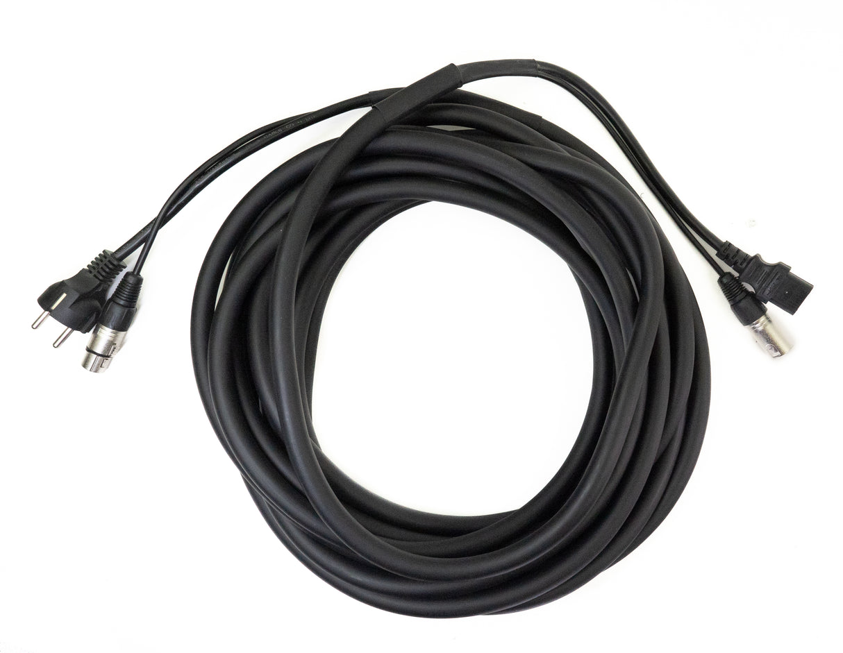 Perfex Câble alimentation XLR & IEC (Son, 10m)