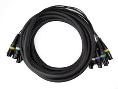 Par-8 multicore XLR mâle vers XLR femelle (10m)