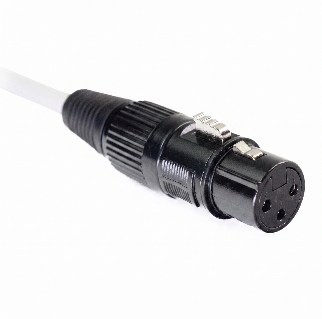 Perfex Câble DMX 3-Pin (1,5m - Blanc)