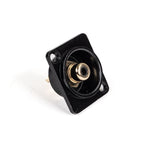 Perfex RCA Phono Female Chassis Connector (Black)