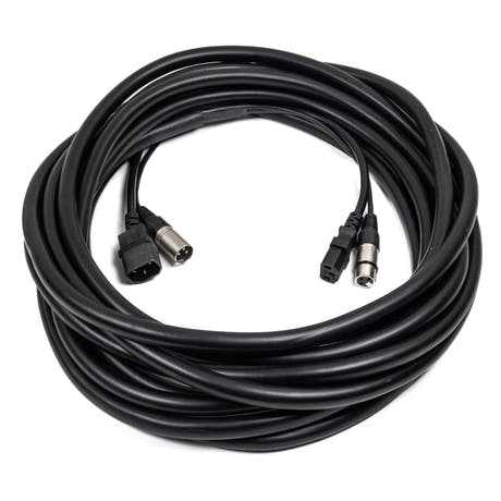Perfex IEC & XLR Câbles Muïipies (DMX, 10m)
