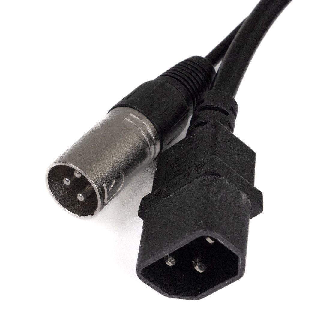 Perfex IEC & XLR Câbles Muïipies (DMX, 5m)