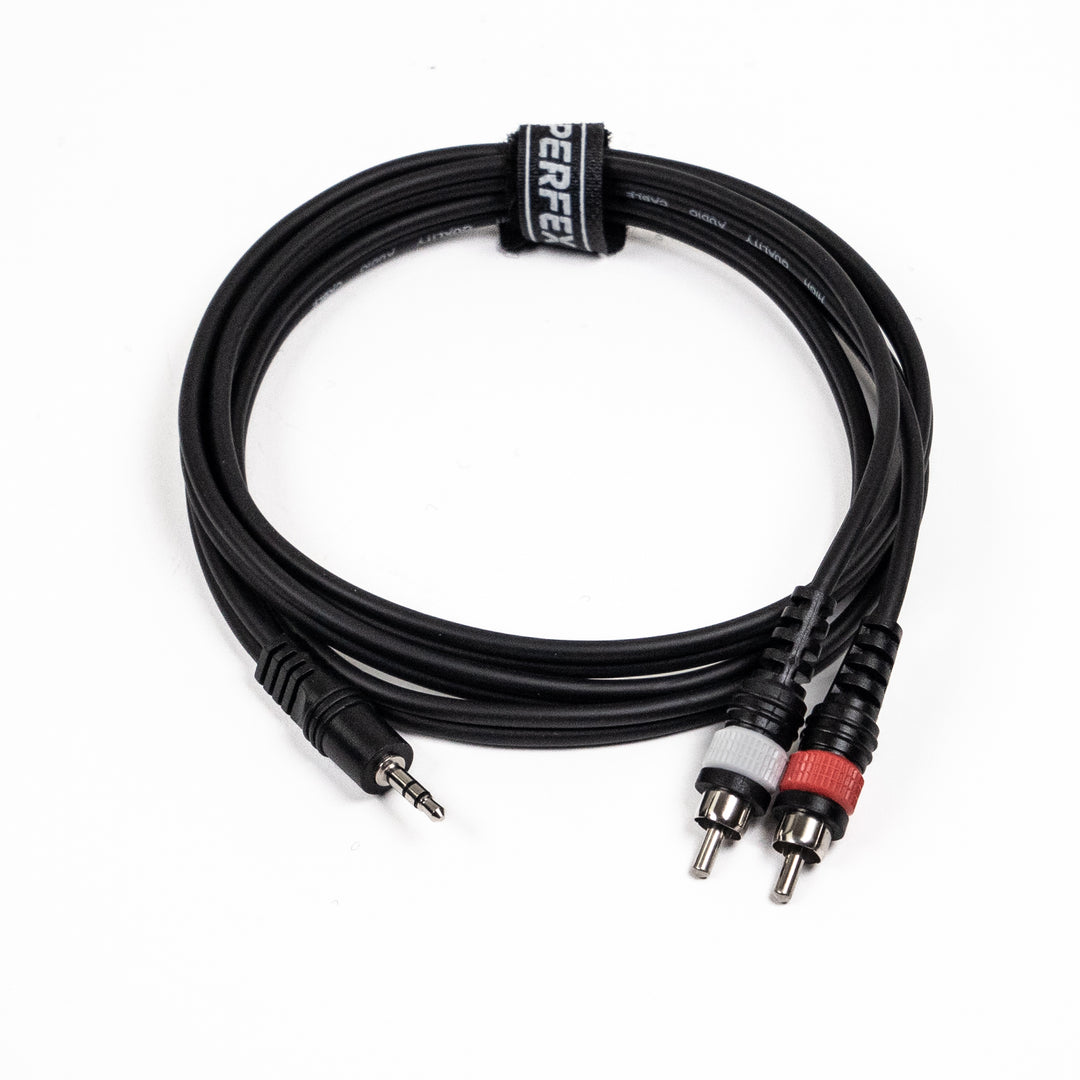 Perfex Câble adaptateur Minijack vers 2 x RCA Phono (1,5m)