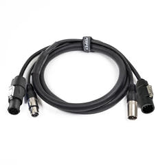 Perfex True1 & XLR Câble combiné (DMX, 1m)