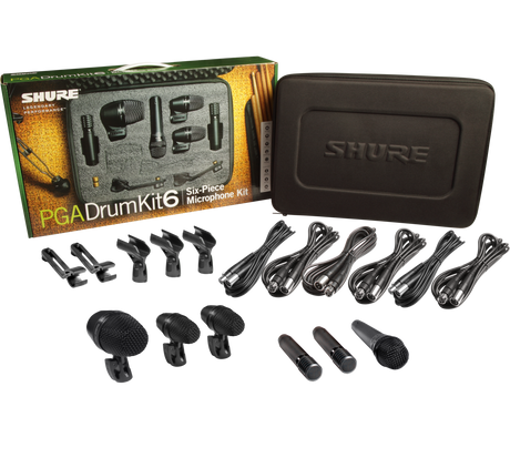 Shure PGA Drumkit 6 Pack de Microphones pour batterie