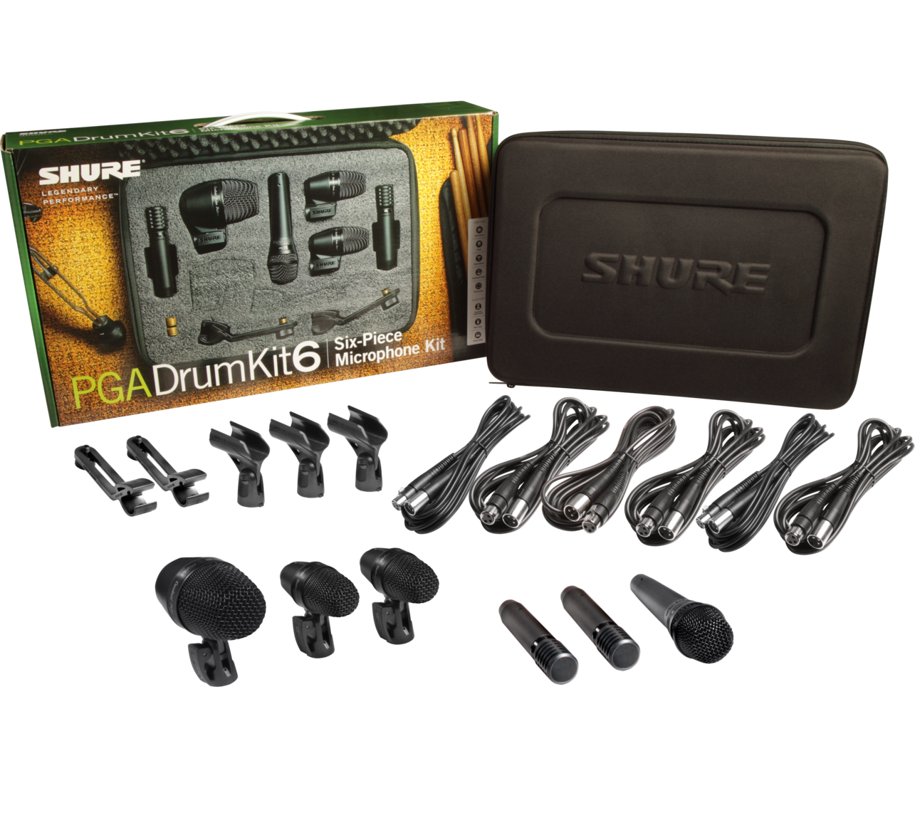 Shure PGA Drumkit 6 Microphone Package