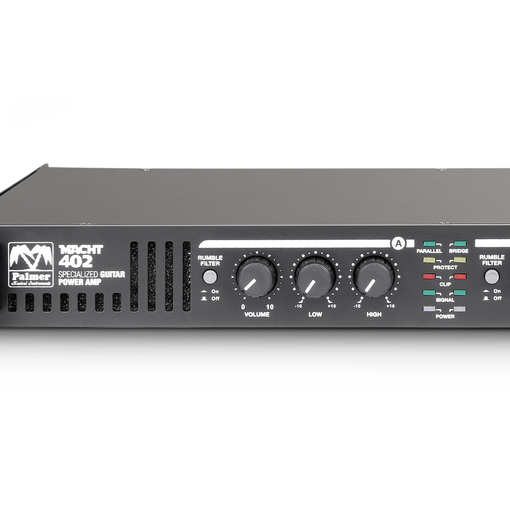 Palmer MACHT 402 - Amplificateur d’effets stéréo 19" pour guitare