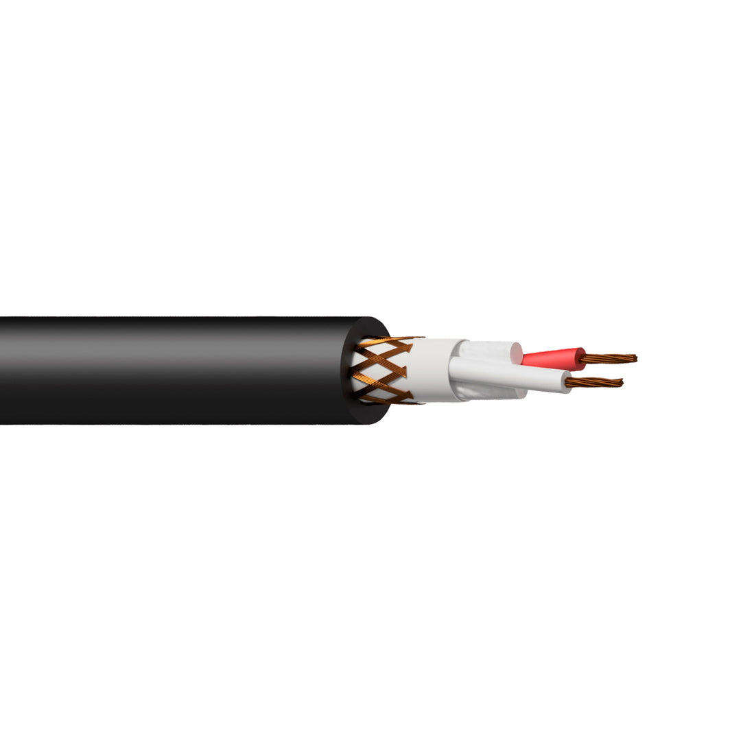 ProCab câble de microphone 2x0,22mm2 Ø=6,8 mm, 100 mètres