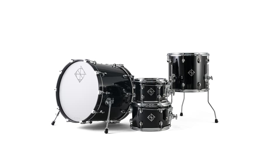 Dixon PODCSTH420-02-PB set de fûts 20", piano black gloss