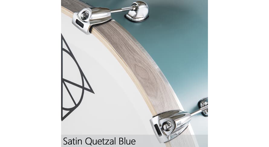 Dixon PODCSTM422-01-QB set de fûts, bleu quetzal satiné