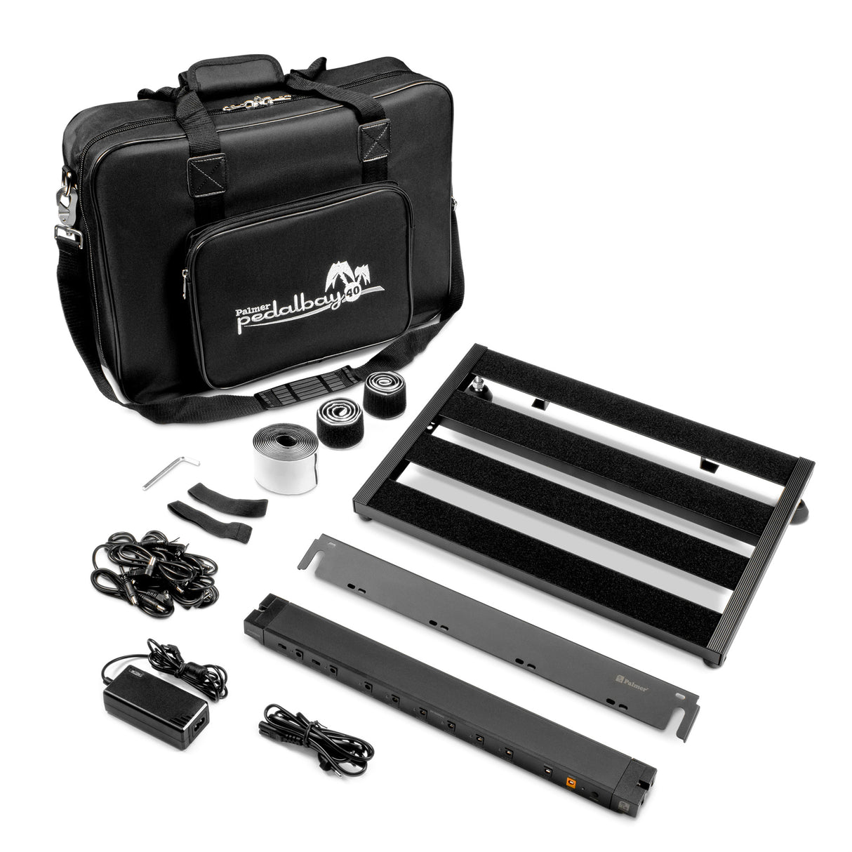 Palmer Pedalbay® 40 PB - Pedalboard incl. barre d’alimentation WTPB40