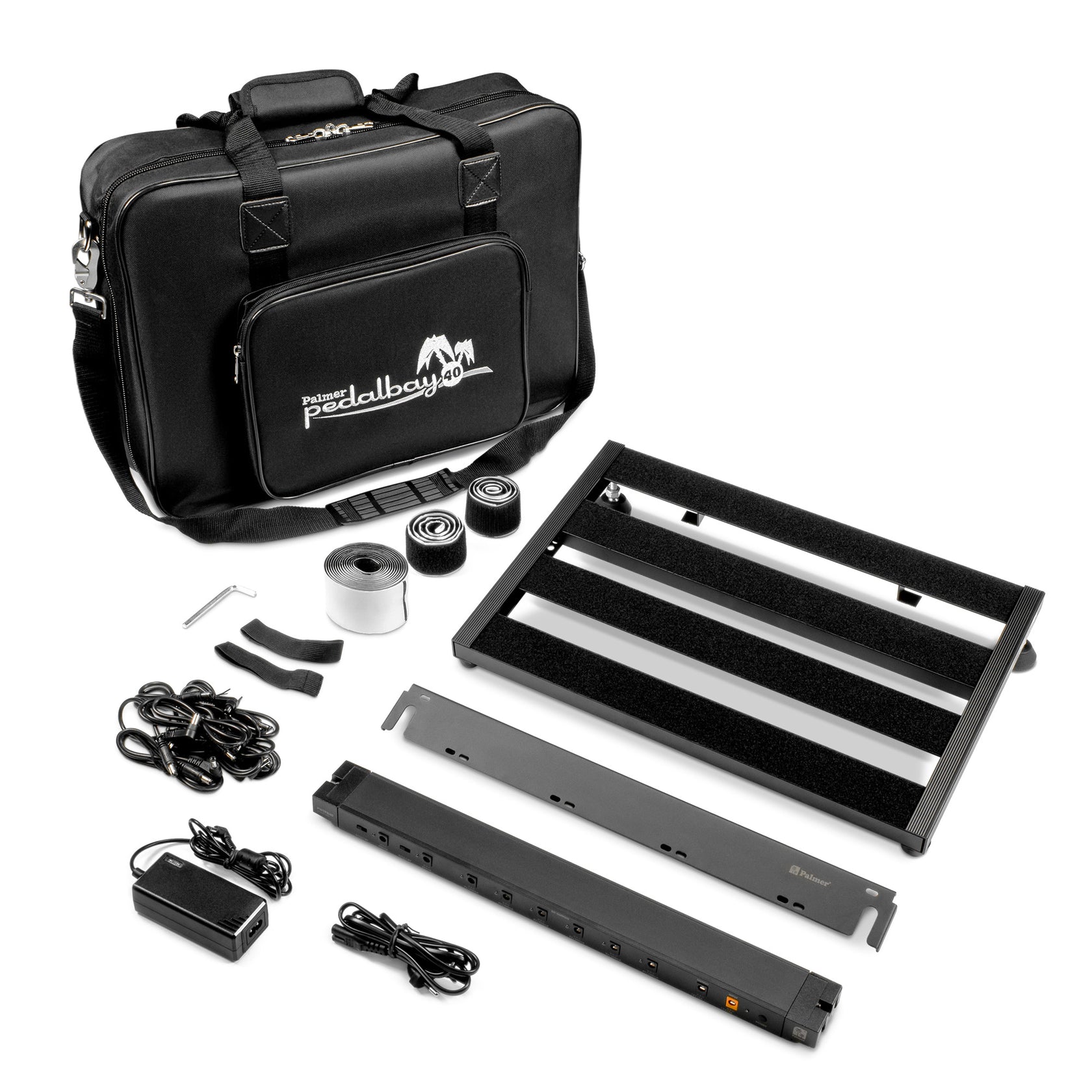 Palmer Pedalbay® 40 PB - Pedalboard incl. barre d’alimentation WTPB40