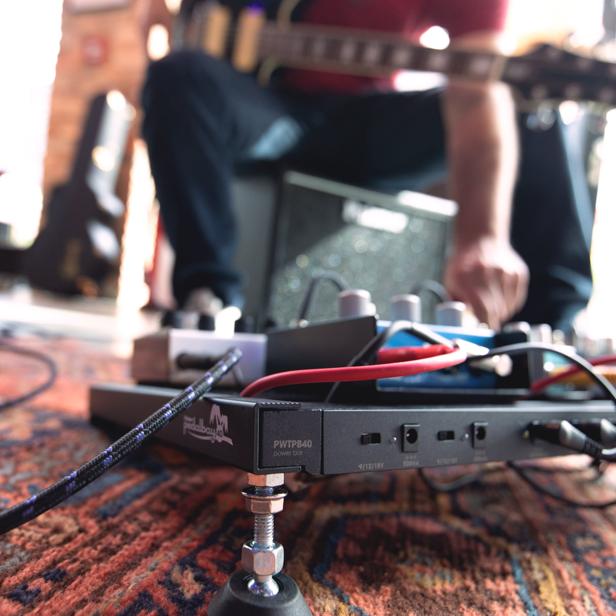 Palmer Pedalbay® 40 PB - Pedalboard incl. barre d’alimentation WTPB40