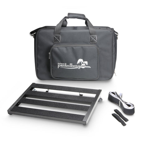 Palmer PEDALBAY® 40 - Pedalboard léger à configuration variable avec softcase de protection, 45 cm