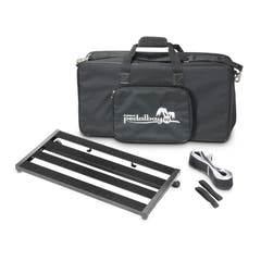 Palmer PEDALBAY® 60 - Pedalboard léger et réglable avec softcase de protection, 60 cm