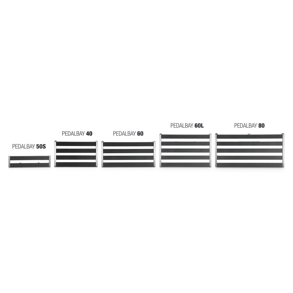 Palmer PEDALBAY® 60 - Pedalboard léger et réglable avec softcase de protection, 60 cm