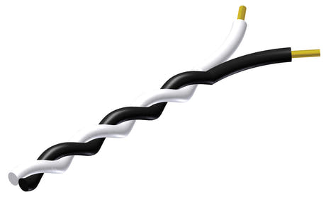 ProCab câble gainé 2 x 0,5 mm² black - white 100 mètres