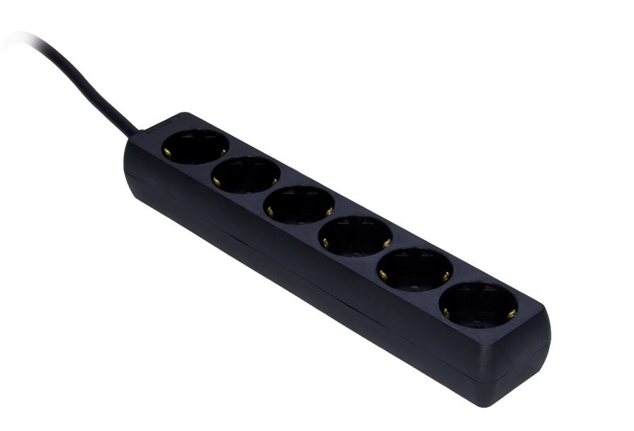 ProCab El skinneskinne avec 6 prises, câble de 1,5 mm², 5 m