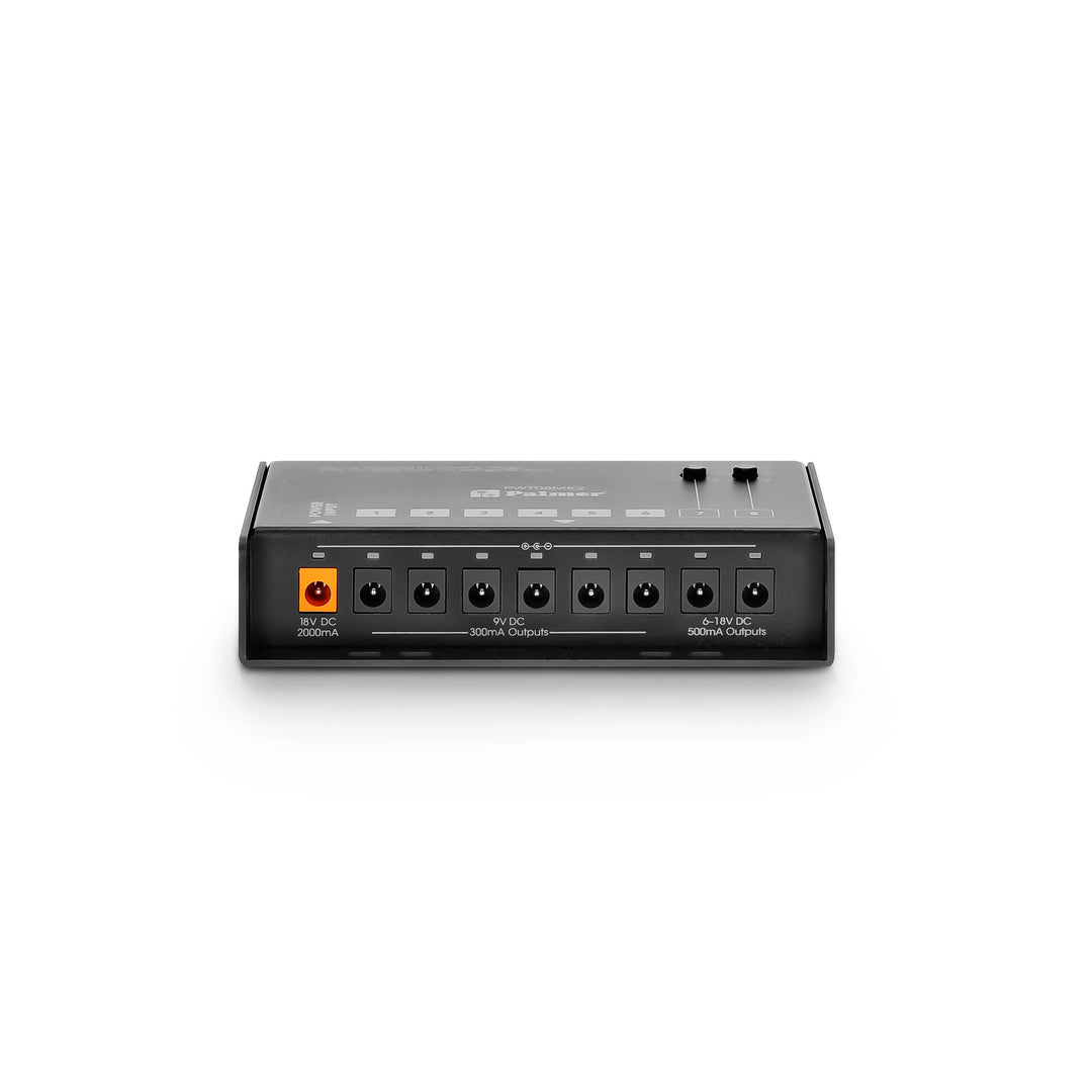 Palmer PWT 08 MK2 - Bloc d'alimentation universel pour pedalboard à 8 sorties