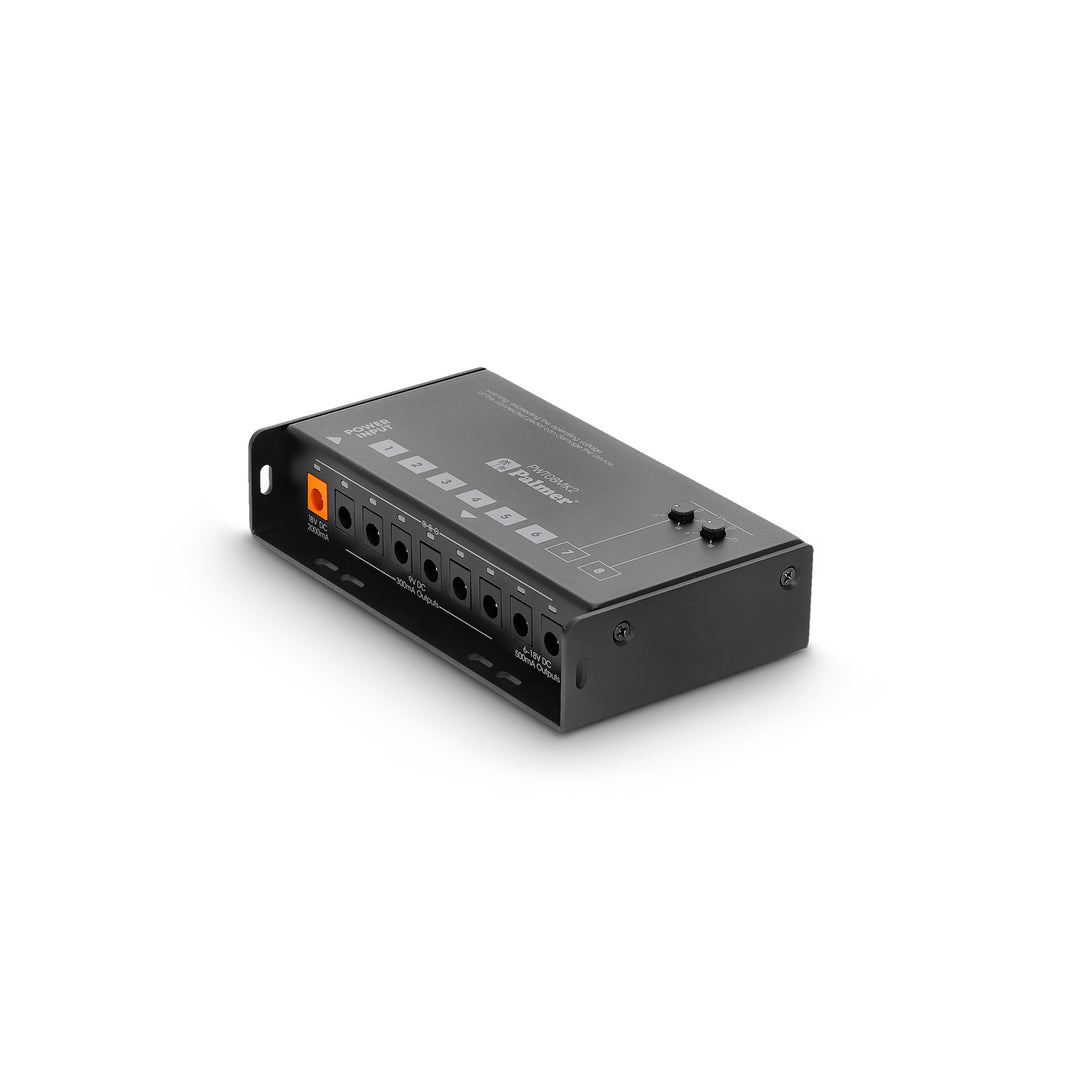 Palmer PWT 08 MK2 - Bloc d'alimentation universel pour pedalboard à 8 sorties