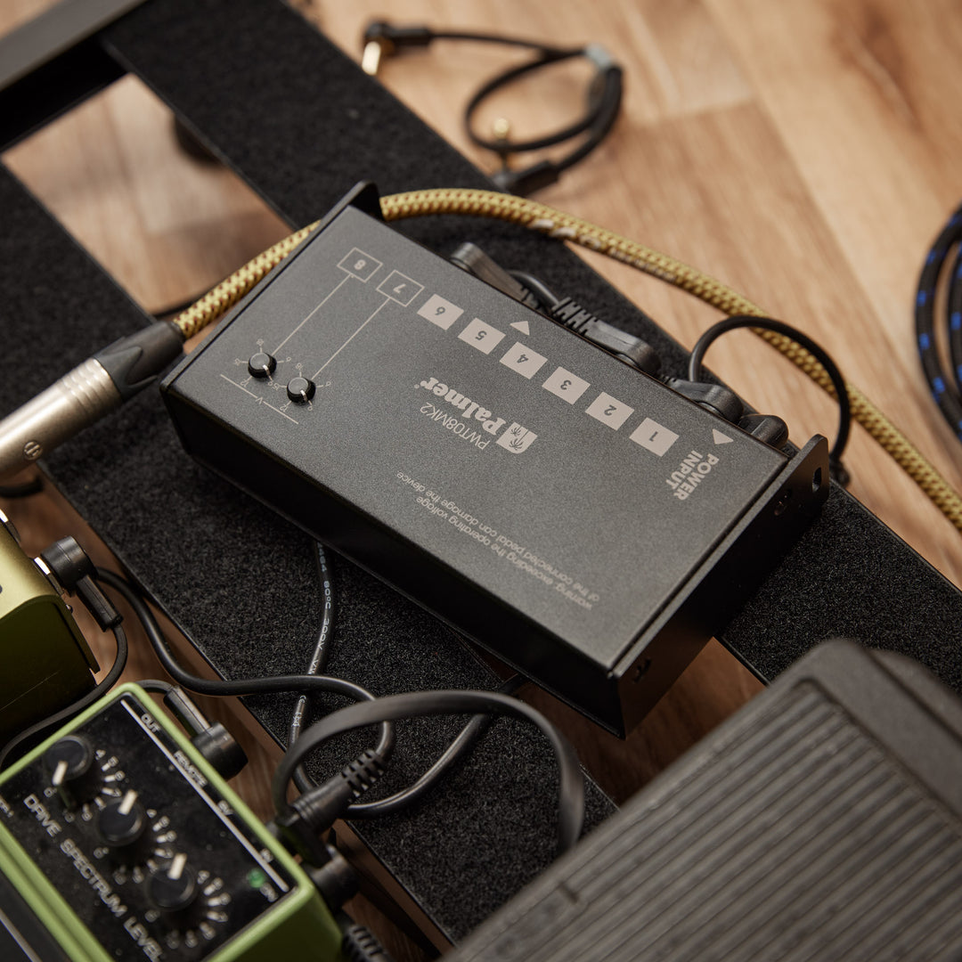 Palmer PWT 08 MK2 - Bloc d'alimentation universel pour pedalboard à 8 sorties
