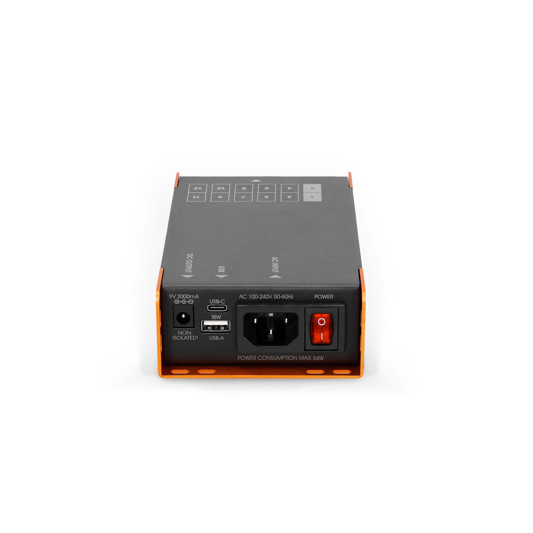 Palmer PWT 12 IEC - Bloc d'alimentation universel pour pedalboard avec USB