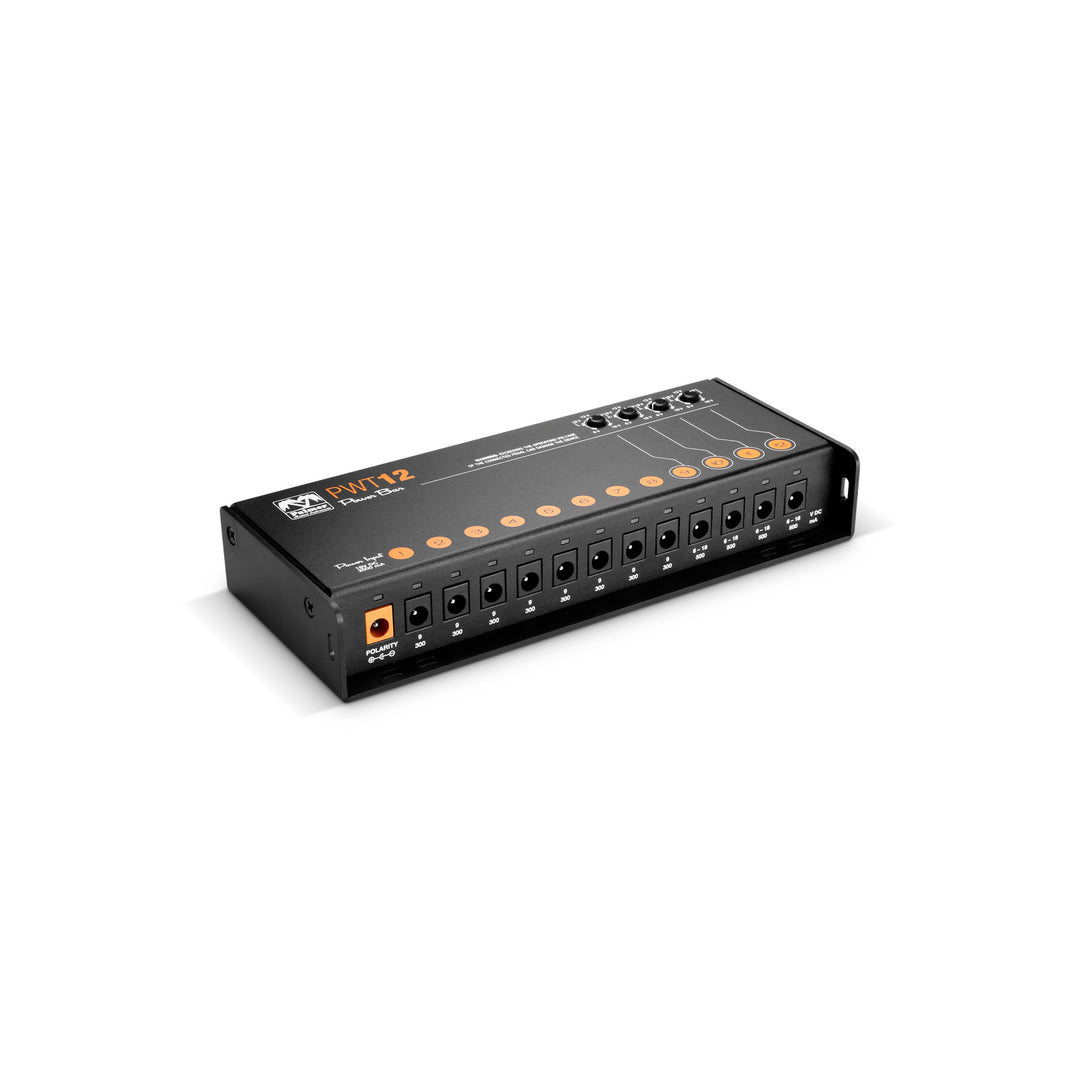 Palmer PWT 12 MK 2 – Bloc d'alimentation universel pour pedalboard avec 12 sorties